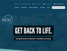 Tablet Screenshot of memphisorthogroup.com